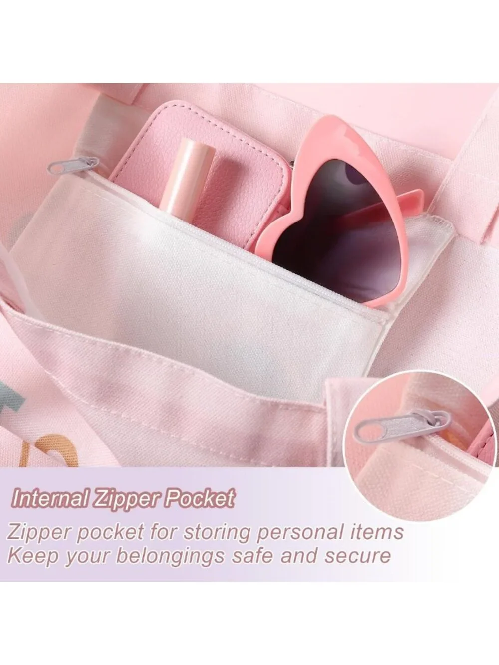 12 Pcs Canvas Tote Bag for Book Lovers - Stylish Reading Bag with Pocket